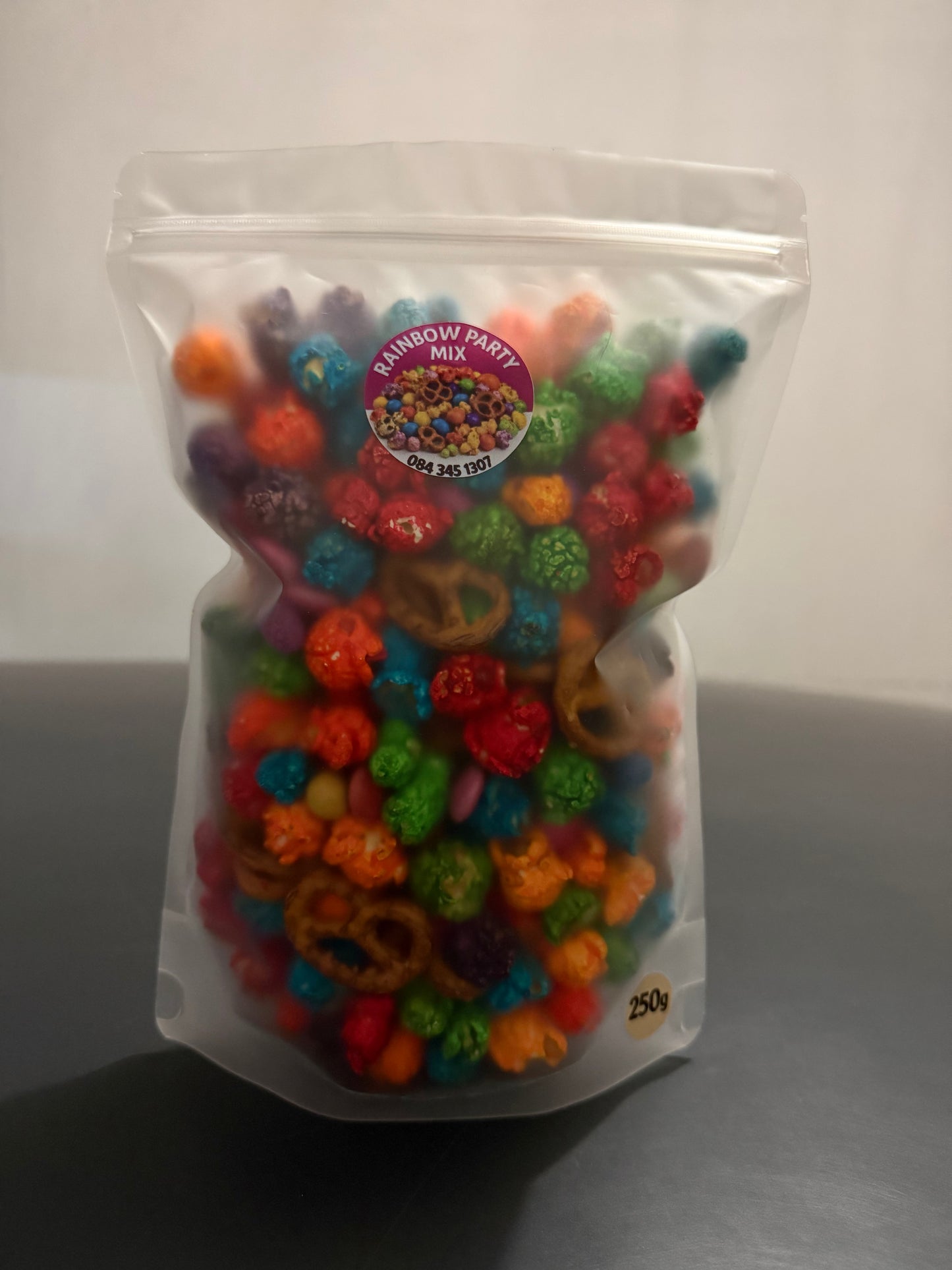 Rainbow Popcorn Mix